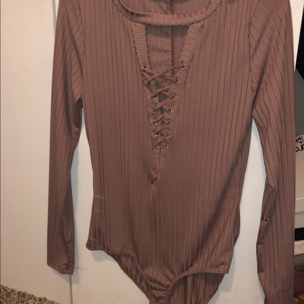 Beige onesie!